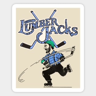 Defunct Cleveland Lumberjacks Hockey Team Magnet